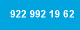 922 992 19 62 922 992 19 62